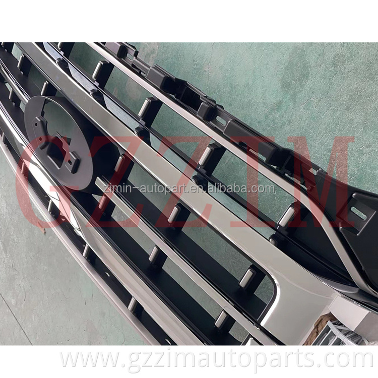 Excellent chromed front bumper grille middle front grille for 2021 F150